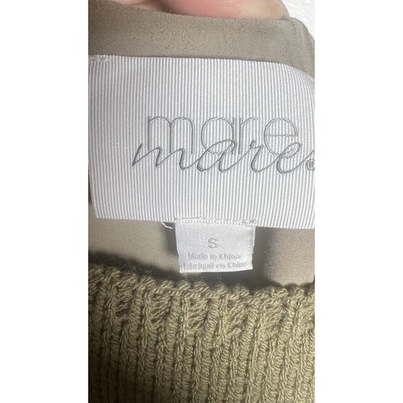 Anthropologie x Mare Mare Pleated Tan Sleeveless Twirly Maxi Dress Small - Picture 10 of 15